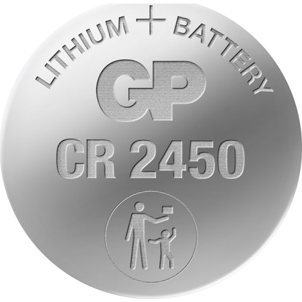 GP Lithium knapcelle CR2450, 1-pak