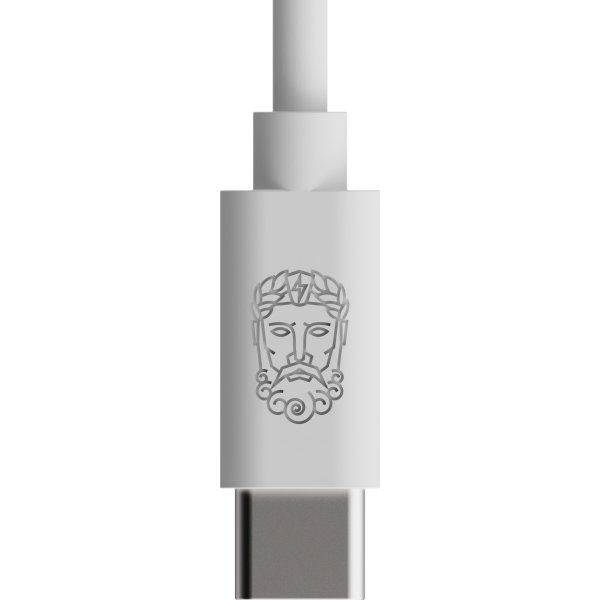 UPSTRÖM CIRKULÄR 100W USB-C to USB-C cable, White