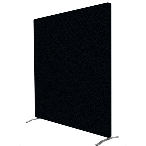 Easy Skærmvæg H200xB200cm, sort, uden ben