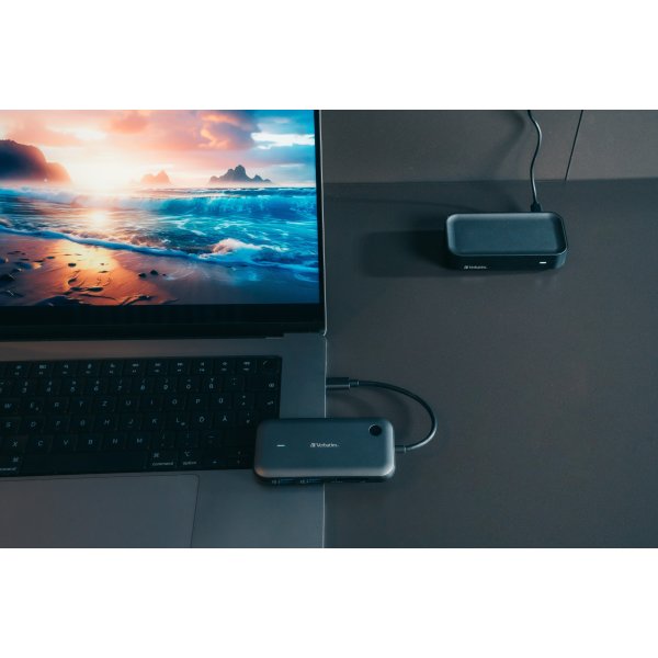 Verbatim USB-C trådløs display adapter 1080P m Hub