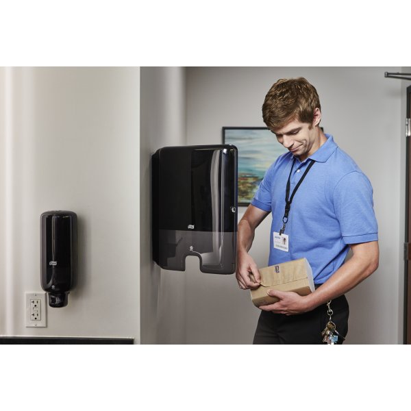 Tork H2 Xpress Mini Dispenser Håndklædeark, Sort
