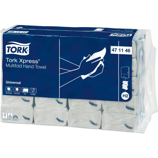 Tork H2 Xpress Universal servett, 3-vikt, 20 pk