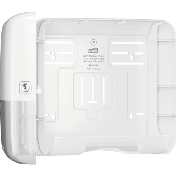 Tork H3 Mini Dispenser Håndklædeark, Hvid