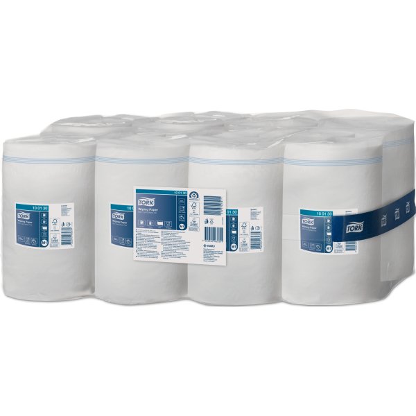 Tork M1 Standard Aftørringpapir 1-lag, Hvid, 11 rl