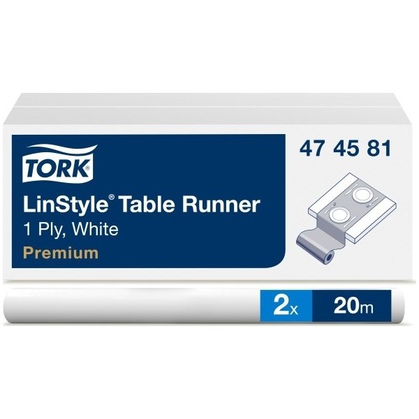 Tork Premium Linstyle Dug | 1-lag | Hvid