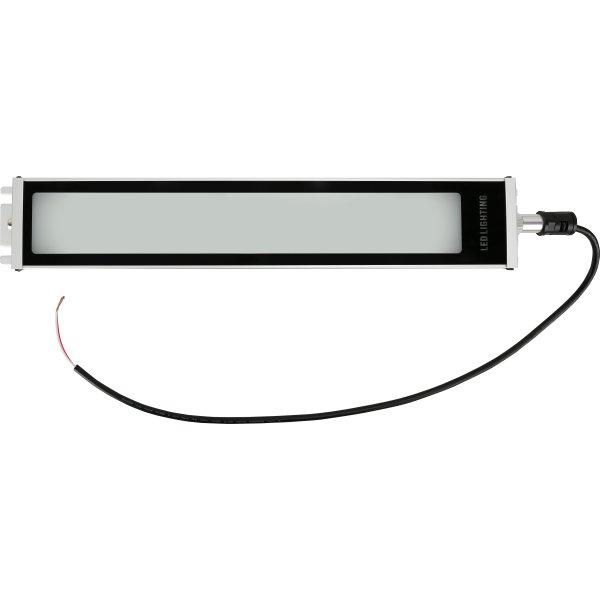 Firkantet LED maskinlampe, 400 mm (24V DC)