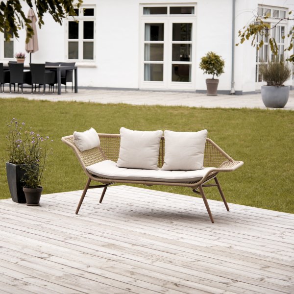 Charlie loungesofa med hynder, natur