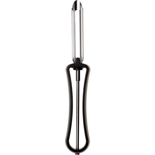 GastroMax Skrællekniv m/vippeblad, sort, 16 cm.