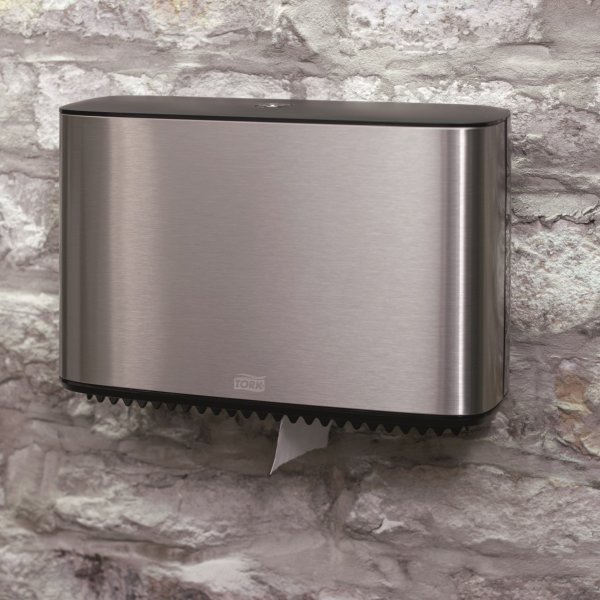 Tork T2 Dispenser Mini Jumbo Toiletpapir, Stål