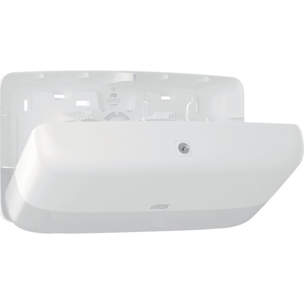 Tork T2 Twin Dispenser MiniJumbo Toiletpapir, Hvid