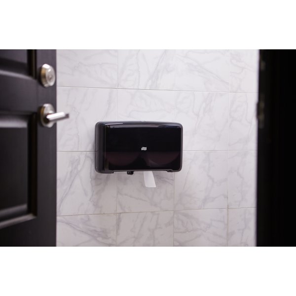 Tork T2 Twin Dispenser Jumbo Toiletpapir | Sort