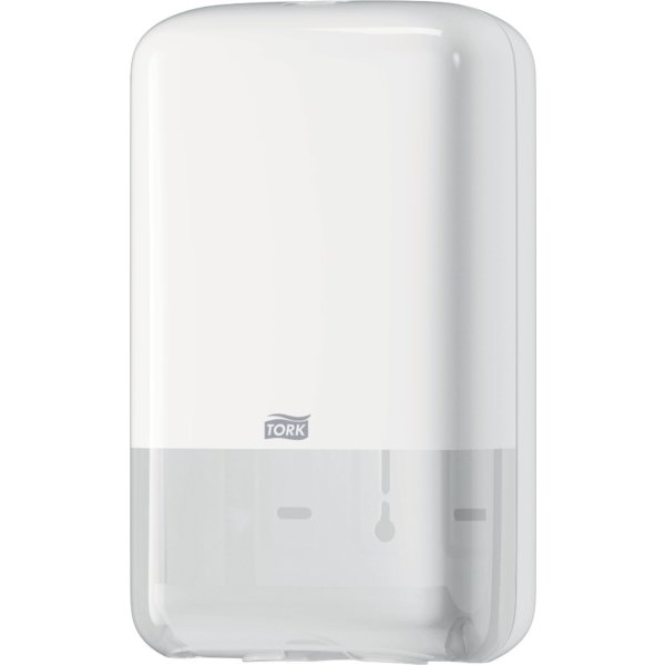 Tork T3 Dispenser Toiletpapir i ark, Hvid