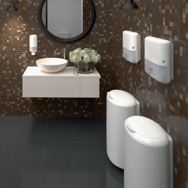 Tork T3 Dispenser Toiletpapir i ark, Hvid
