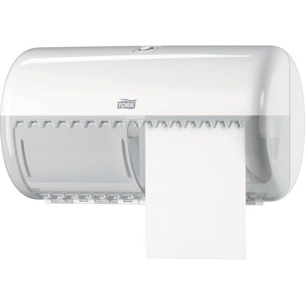 Tork T4 Twin Dispenser Toiletpapir | Hvid