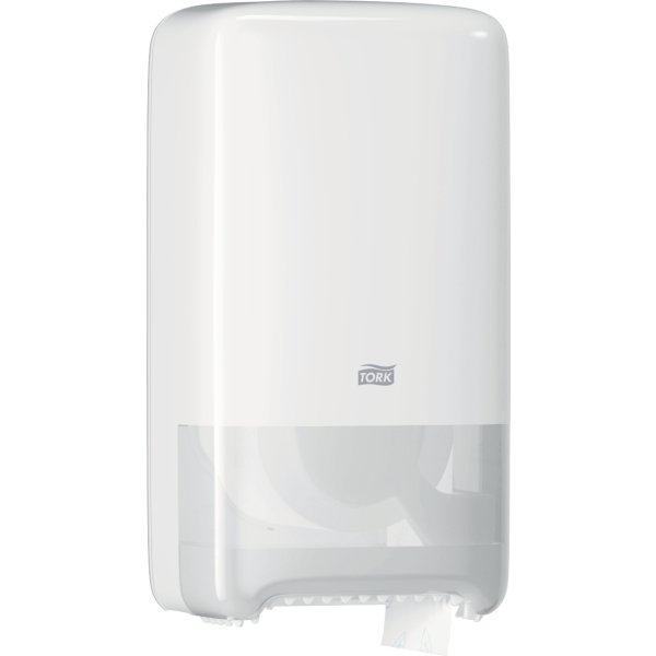 Tork T6 Twin Dispenser Toiletpapir, Hvid