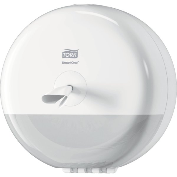 Tork T9 SmartOne Mini Dispenser Toiletpapir, Hvid