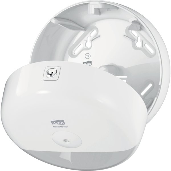 Tork T9 SmartOne Mini Dispenser Toiletpapir, Hvid