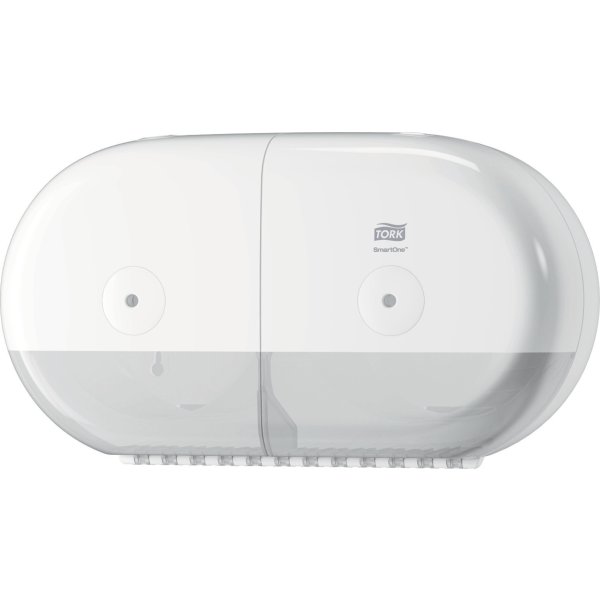 Tork T9 SmartOne Twin Dispenser Toiletpapir, Hvid