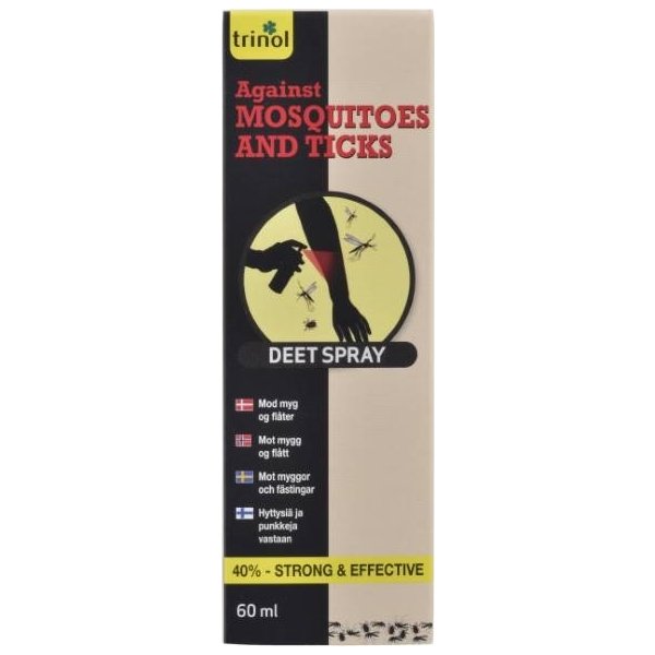 Trinol DEET spray (40%) mod myg, 60 ml