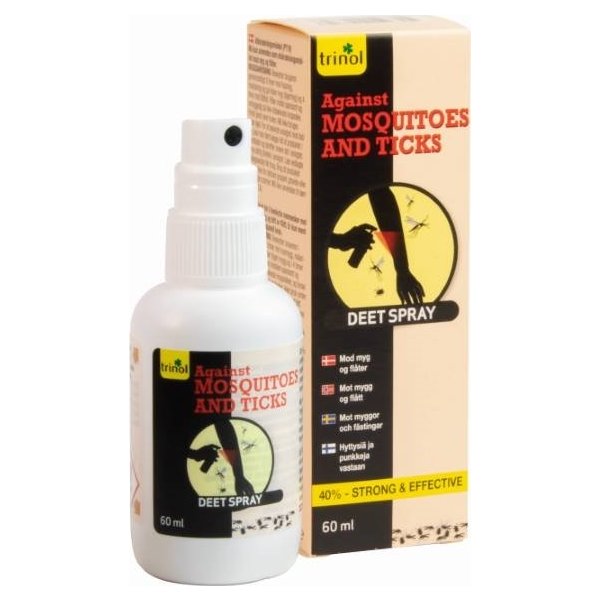 Trinol DEET spray (40%) mod myg, 60 ml