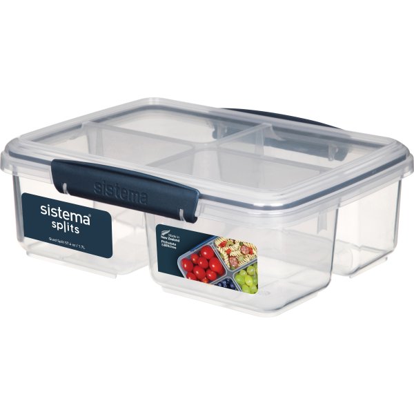 Sistema Quad Split matlåda, 1,7 liter