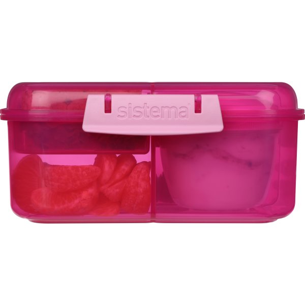 Sistema Bento Cube Lunch madkasse, 1,25L, pink