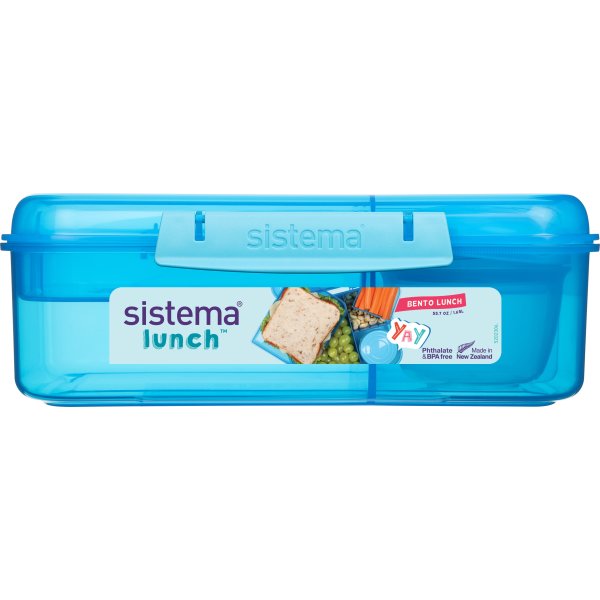 Sistema Bento Lunch madkasse, 1,65L, blå