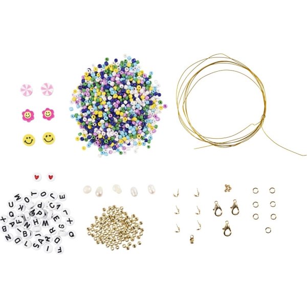 Mini DIY Kit Smykker, farverige halskæder