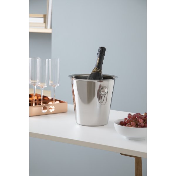Steel Function Vin- og champagnespand, r.stål,4,3L