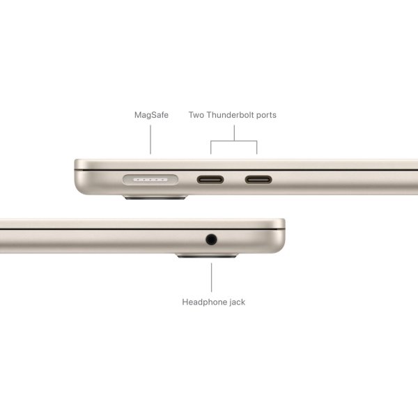Apple MacBook Air 2024 M3 13", 256GB, stjerneskær