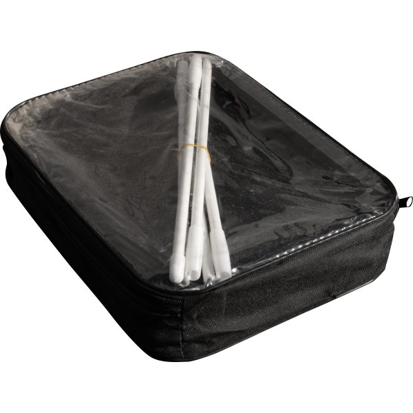 Hængeparasol Ø3m inkl. fod og overtræk, beige