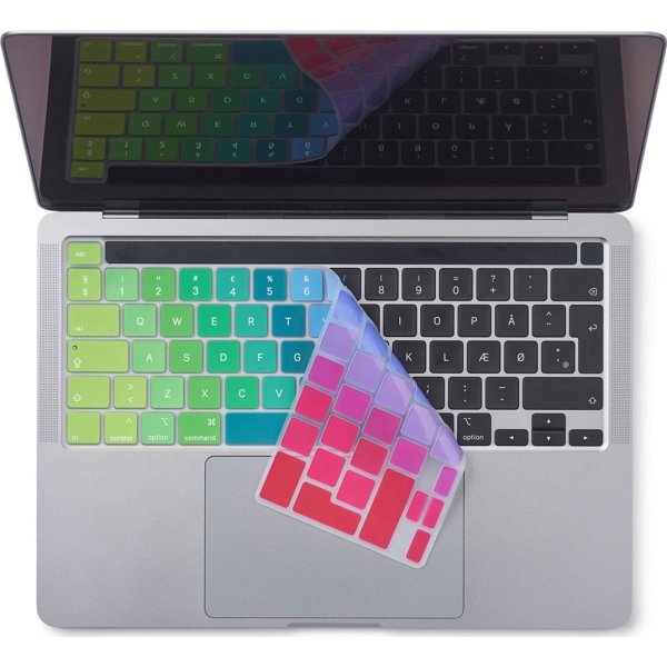 Philbert KB Cover MacBook 13-16" Pro 2022, rainbow