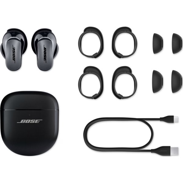 Bose QuietComfort Ultra Earbuds, sort
