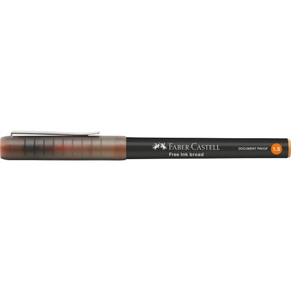Faber-Castell Free Ink Rollerpen | B | Orange