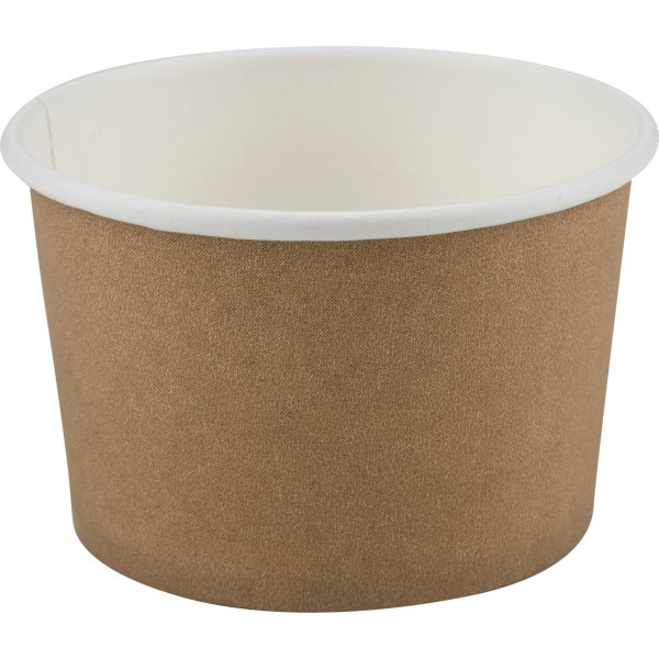 Isbæger, Pap, 120 ml, 4,5cm, Ø 7,3cm, 50 stk.