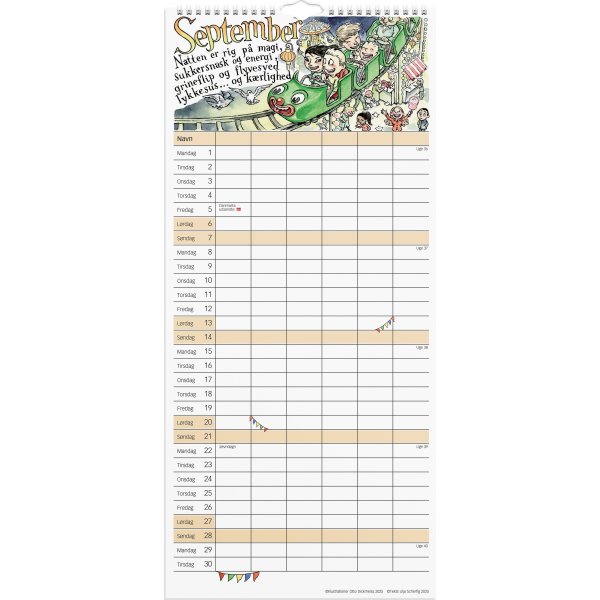 Mayland 2025 D&S Familiekalender, 6 kol.
