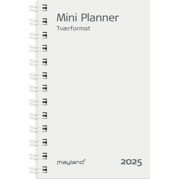 Mayland 2025 Mini Planner Ugekalender, refill