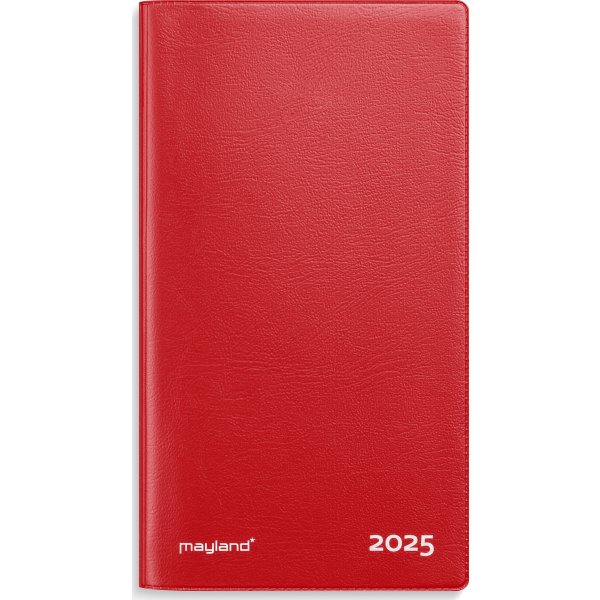 Mayland 2025 Index Planner, vinyl, rød