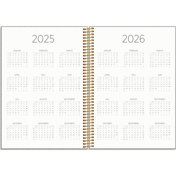 Mayland 2025 Organizer & Notes Ugekalender