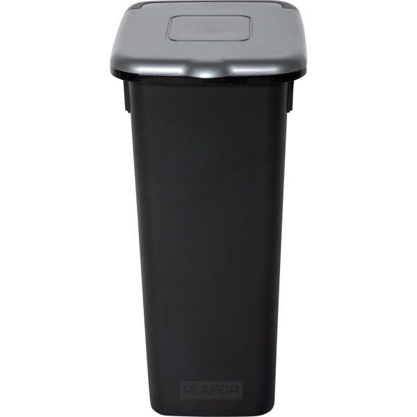 Style papperskorg med lock, 20 L, grå
