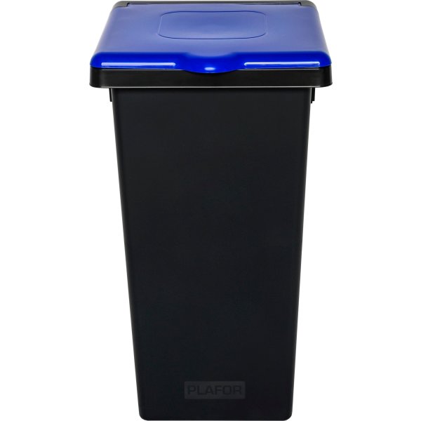 Style affaldsspand m/låg, 53 L, blå