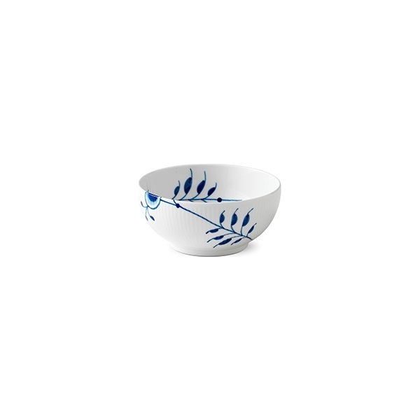 Royal Copenhagen Blå Mega Riflet Skåle 15 og 18 cm