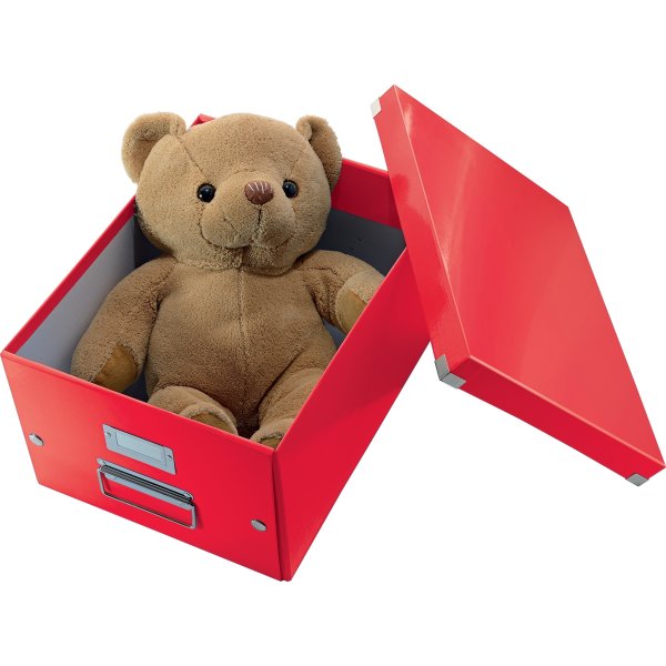 Leitz Click & Store Box Cube, L, Röd