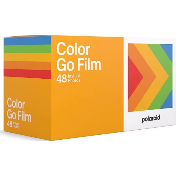 Polaroid Go Farvefilm, 3 pk., hvid ramme