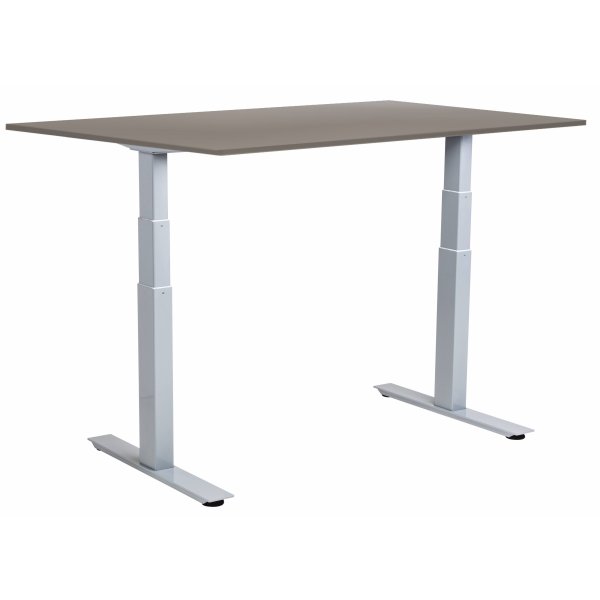 Sun-Flex III hæve-sænkebord, 160x80, Grå/grå
