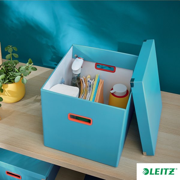 Leitz Cosy Click & Store Låda, L, Blå
