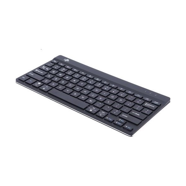 R-Go kompakt ergonomisk trådløst tastatur, sort