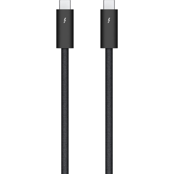 Apple Thunderbolt 4 USB‑C Pro kabel, 3 meter, sort