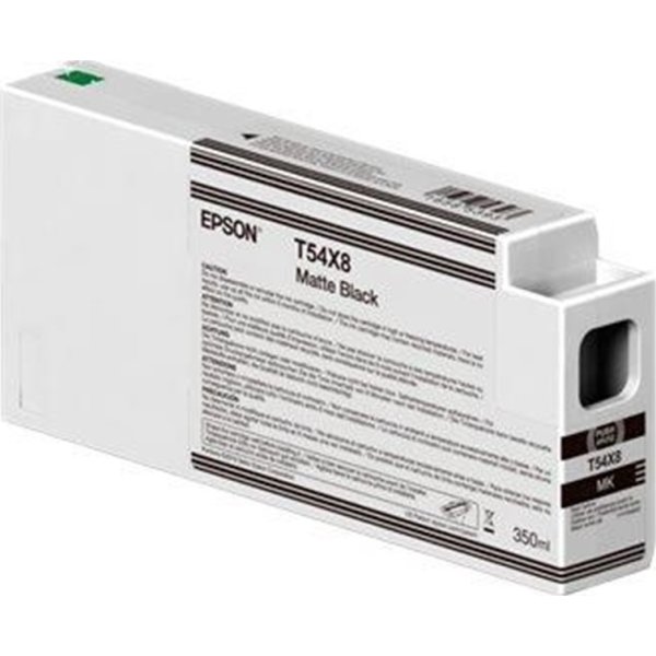 Epson C13T54X80N blækpatron, 350ml, sort
