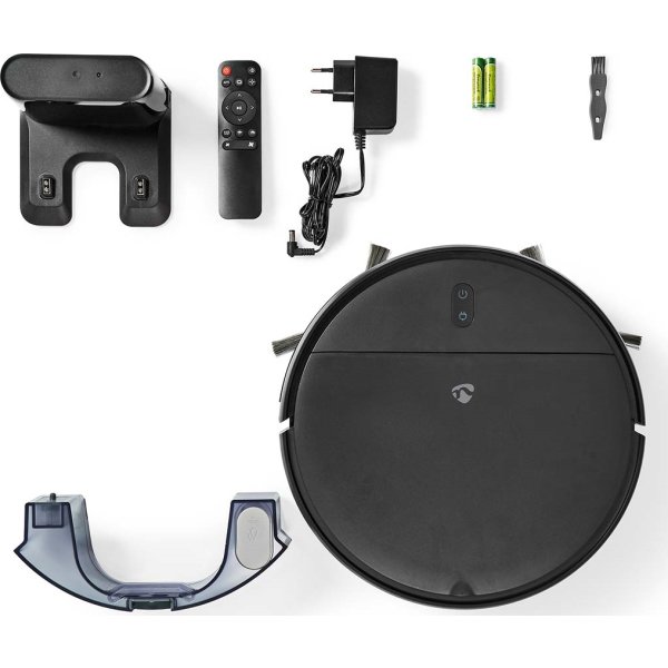 Nedis SmartLife WIFIVCR001CBK Robotstøvsuger, sort